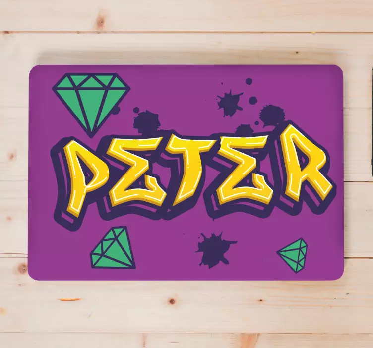 Adesivo per laptop graffiti-art arte personalizzata - TenStickers