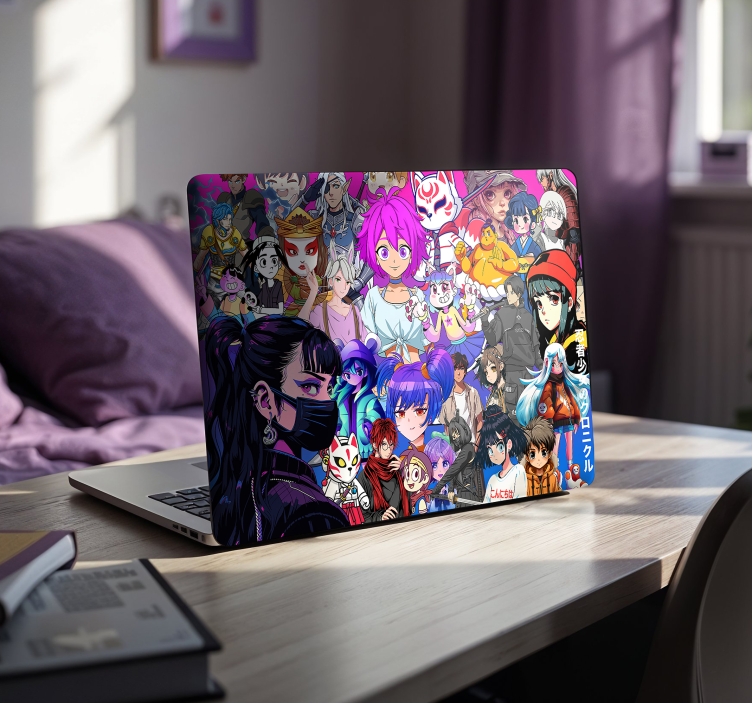 Adesivo per laptop personaggi degli anime - TenStickers