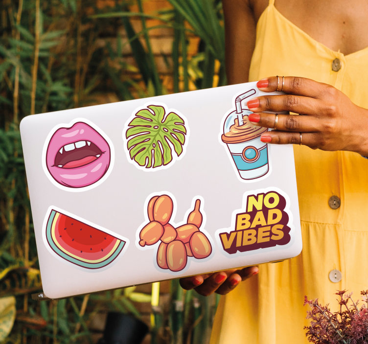 Adesivo per laptop set originale creativo - TenStickers