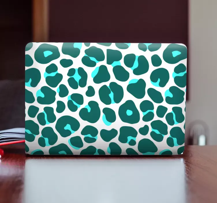 Adesivo per laptop stampa a macchie di leopardo - TenStickers