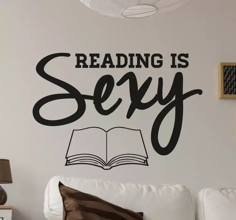 Adesivo per lettori reading is sexy - TenStickers