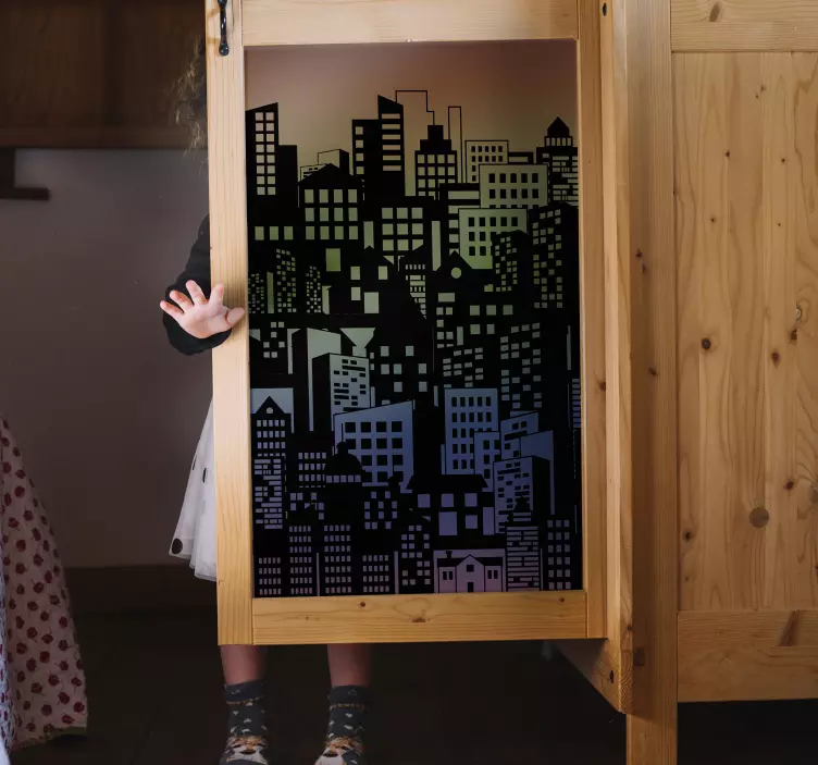 Carta adesiva per mobile Armadio multicolore - TenStickers