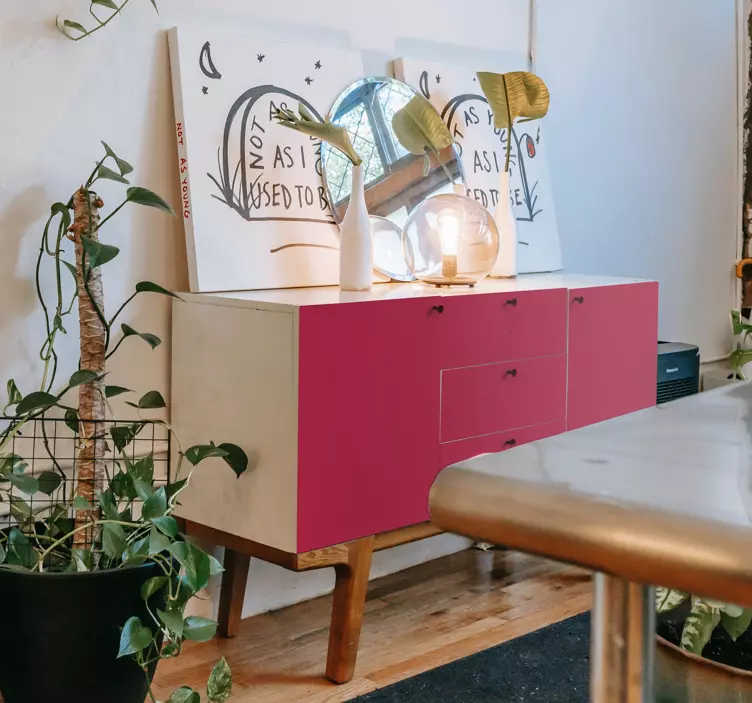 Adesivo per mobile colore magenta - TenStickers