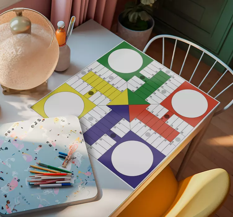 Carta adesiva per mobile il gioco del Pachisi - TenStickers