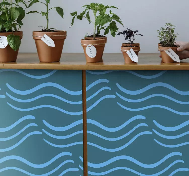 Carta adesiva per mobile Mare immaginario - TenStickers