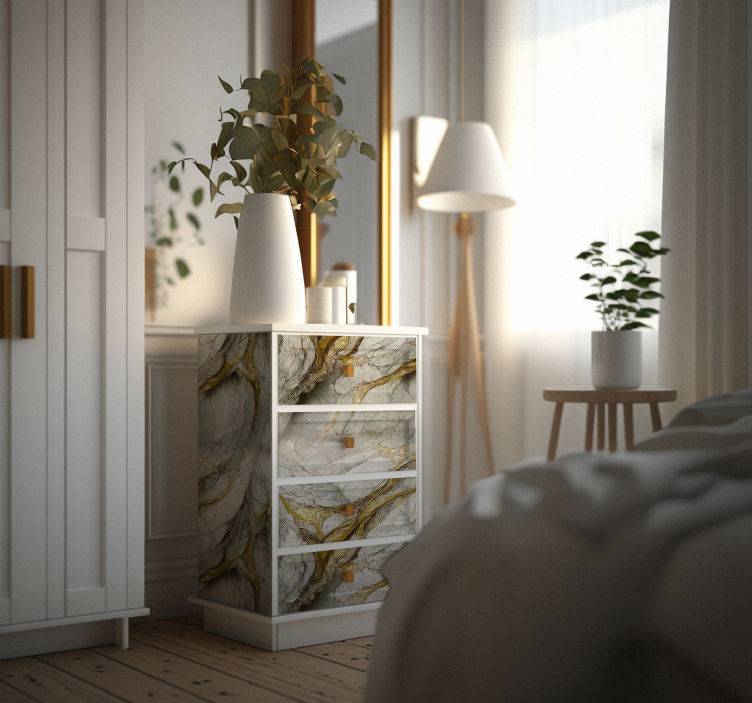 Carta adesiva per mobile marmo Normanno - TenStickers