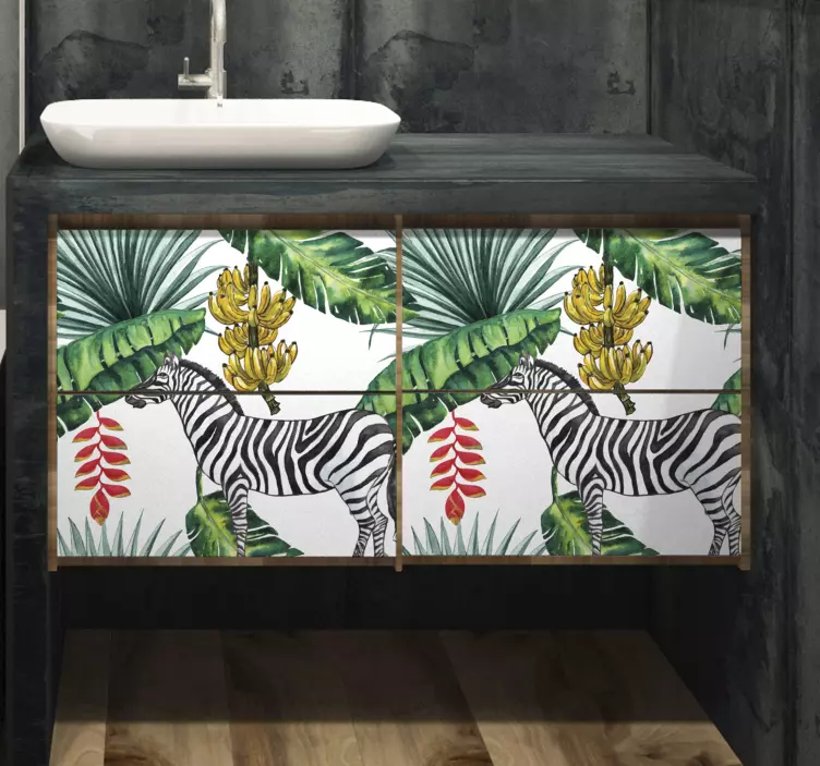 Carta adesiva per mobile Modello della natura - TenStickers