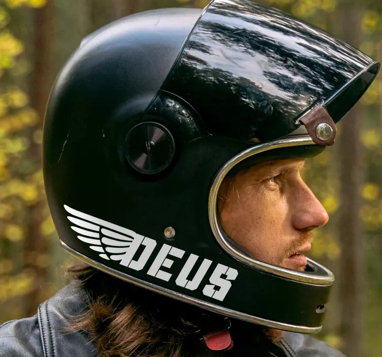 Adesivo motocicletta ali del dio - TenStickers