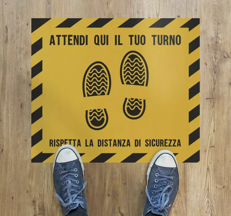 Pavimento adesivo assistere al turno - TenStickers