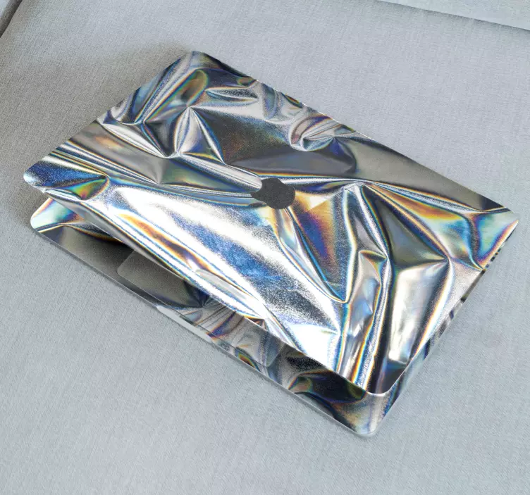Adesivo per Macbook con stile metallico - TenStickers