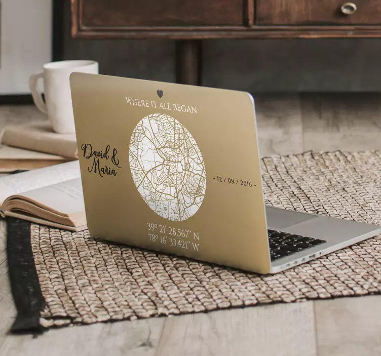 Adesivo per pc dove tutto è cominciato - TenStickers