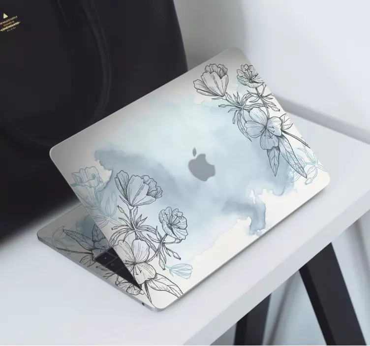 Adesivo per Macbook stile floreale - TenStickers
