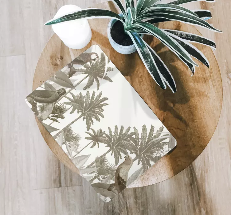 Adesivo per pc stile tropicale - TenStickers