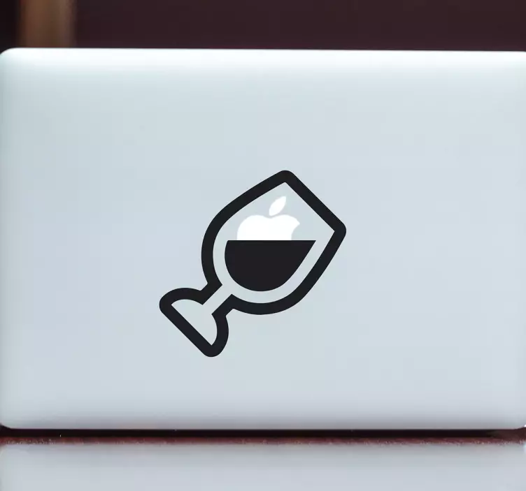 Adesivo per Macbook vino - TenStickers