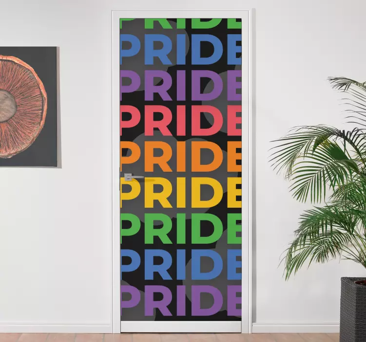 Adesivo amore dichiarazione di orgoglio vibrante - TenStickers