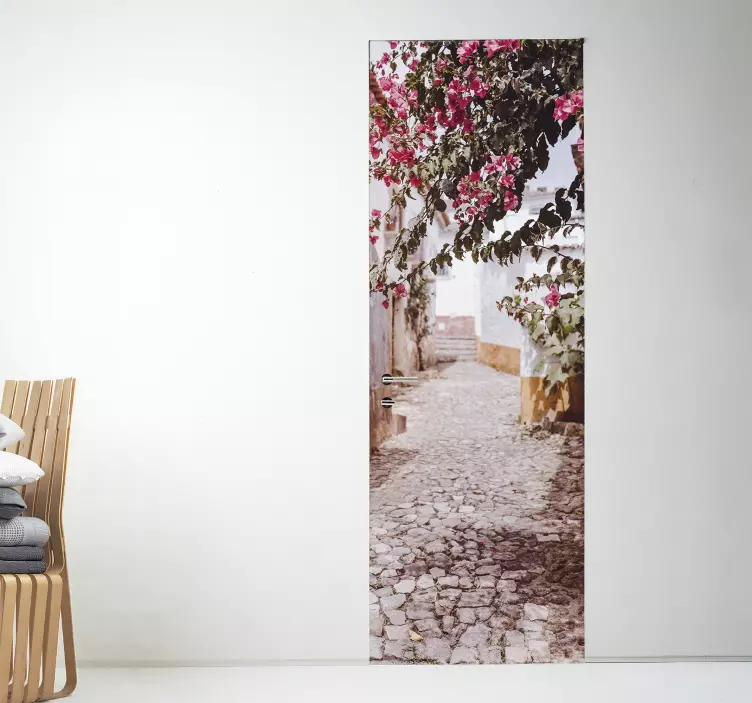 Adesivo per porta strada stretta - TenStickers