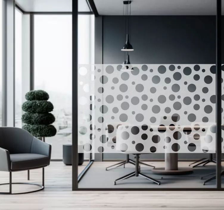 Adesivo per vetri con punti - TenStickers