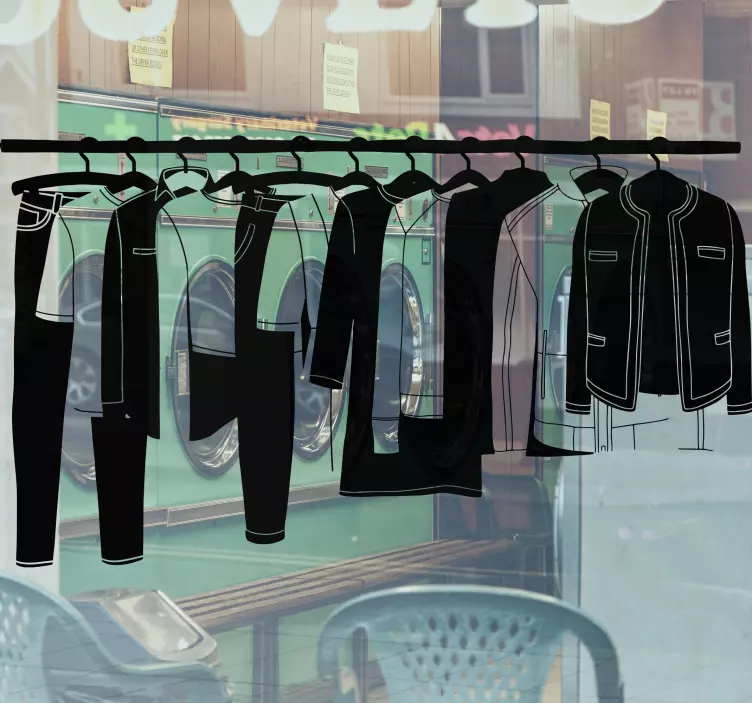 Adesivo per vetrine esposizione di moda - TenStickers