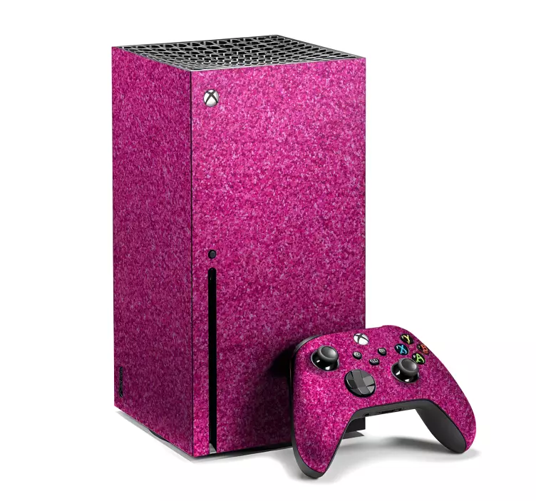 Adesivo Xbox glitter magenta - TenStickers