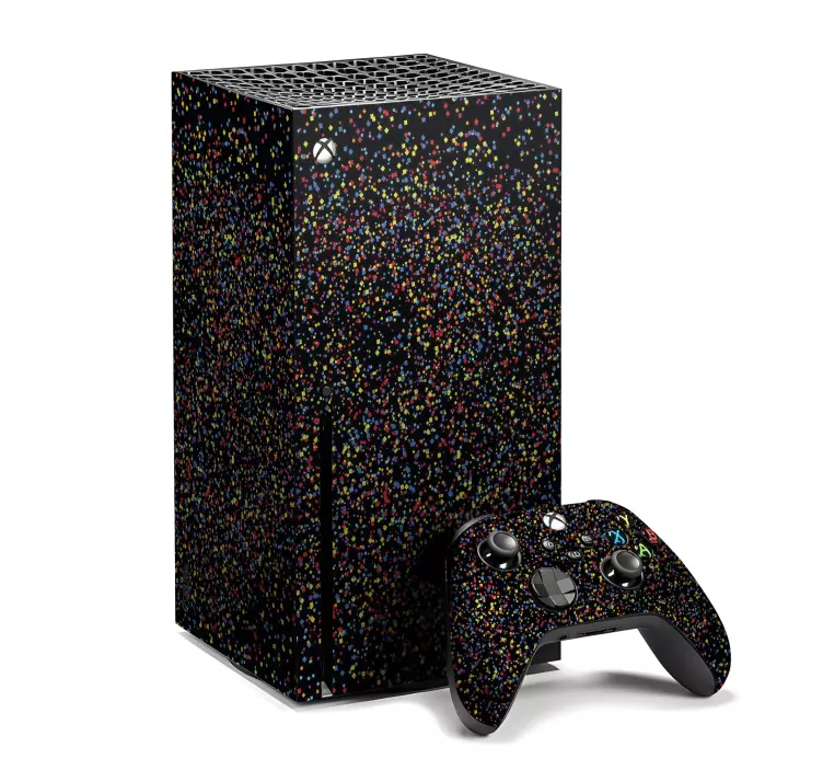 Adesivo Xbox glitter nero - TenStickers