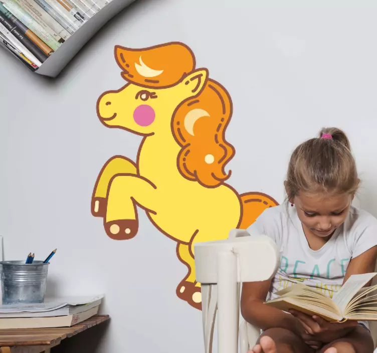 Adesivo personaggio pony giocoso - TenStickers