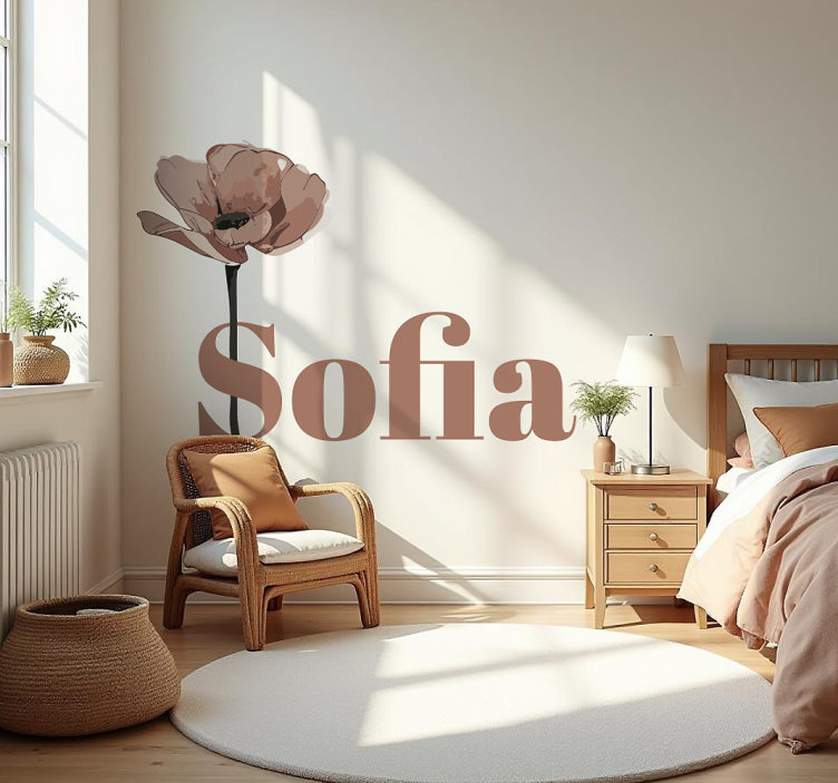 Adesivo personalizzabile mocha mousse al moka - TenStickers