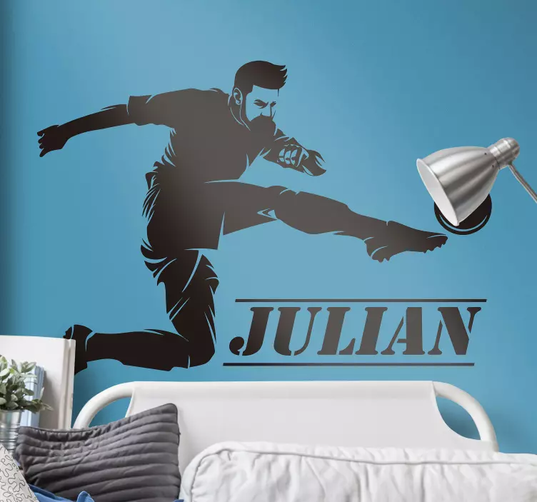Adesivo personalizzato Calciatore - TenStickers