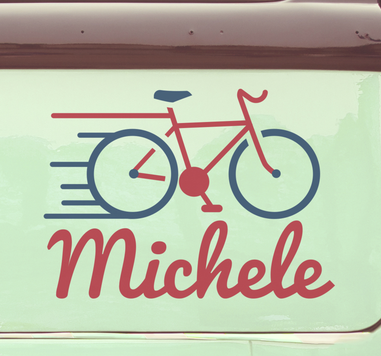 Adesivo personalizzato per bici - TenStickers