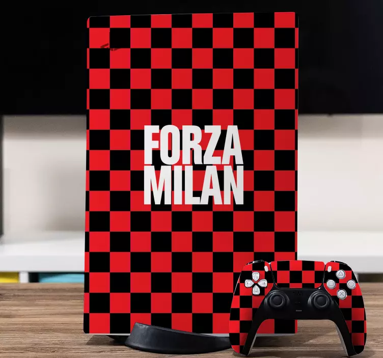Adesivo PlayStation forza Milan pellicola ps5 - TenStickers
