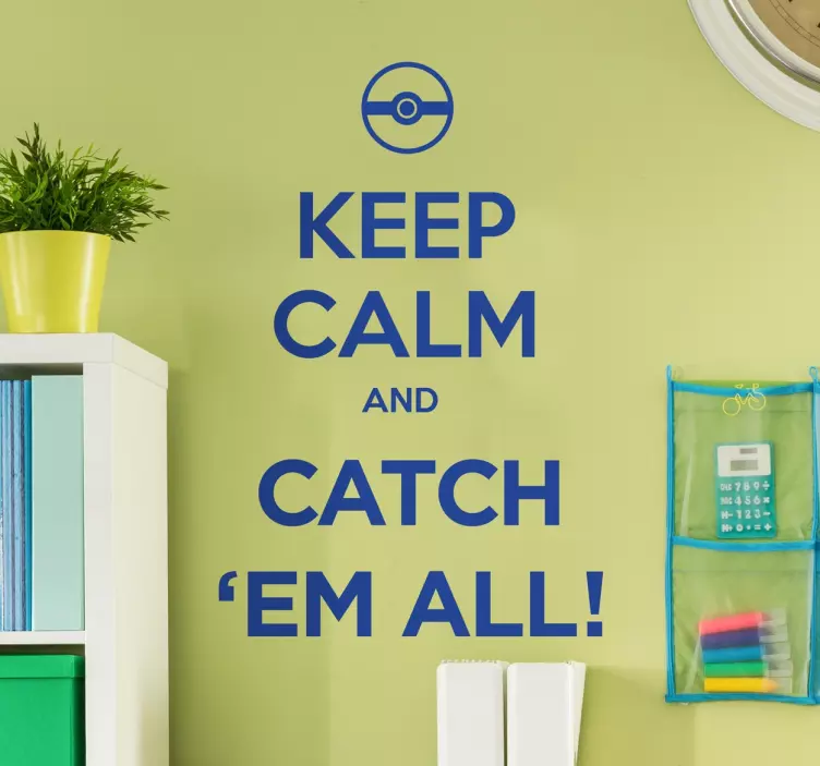Adesivo Pokémon keep calm - TenStickers