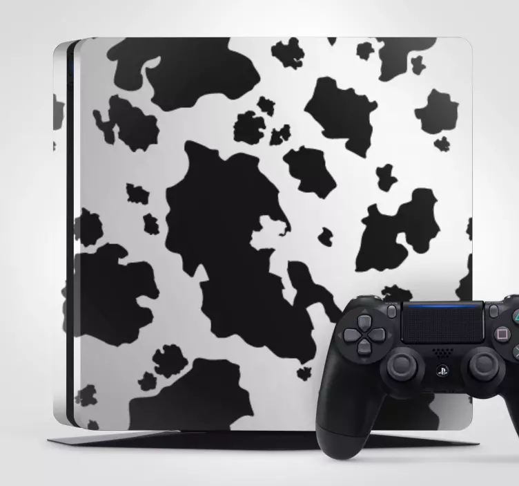 Adesivo Ps4 copertina con motivo a mucca - TenStickers