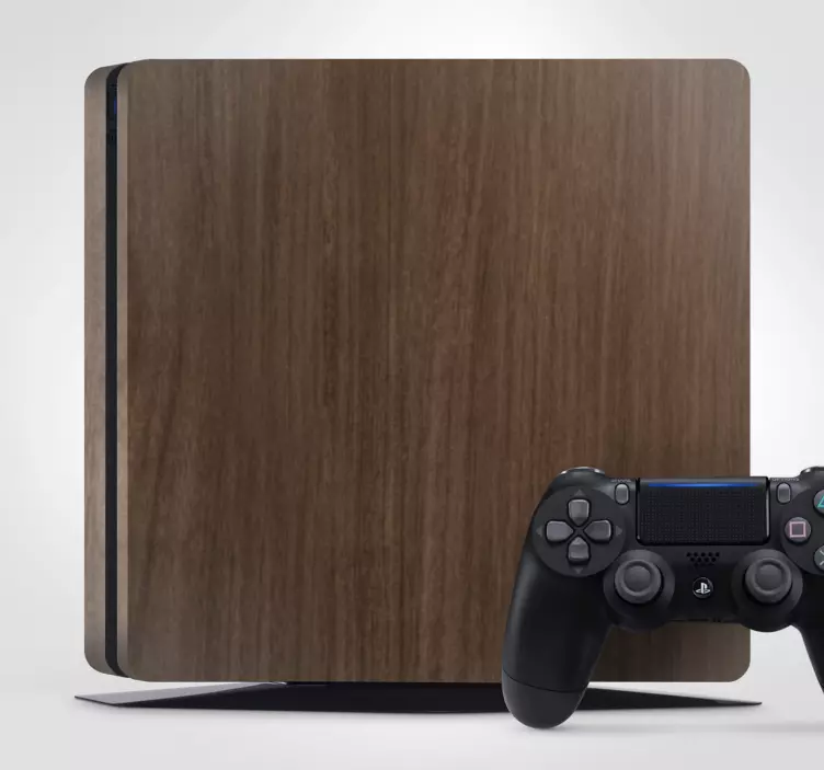 Adesivo Ps4 copertura per consolle in legno - TenStickers