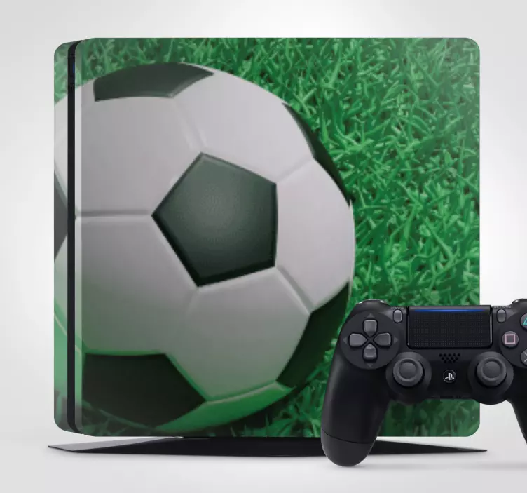 Adesivo Ps4 design del pallone da calcio - TenStickers