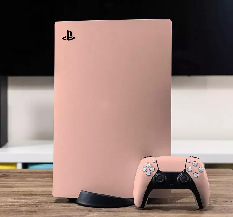 Adesivo ps5 accessori da gioco peach - TenStickers