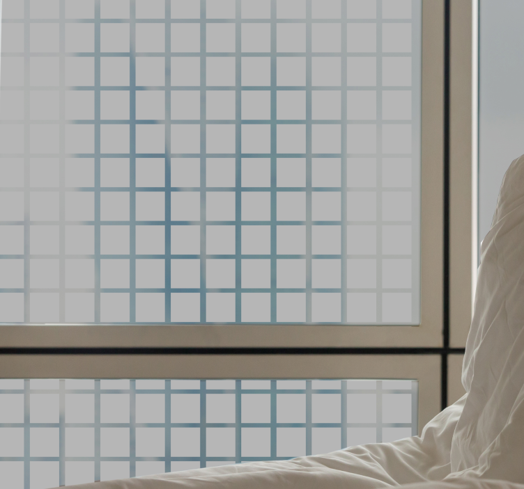 Pellicola per vetro scala dei quadrati grigi - TenStickers