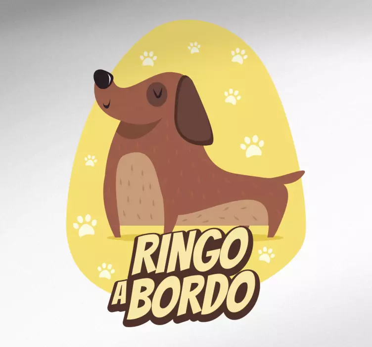 Adesivo ringo a bordo originale - TenStickers