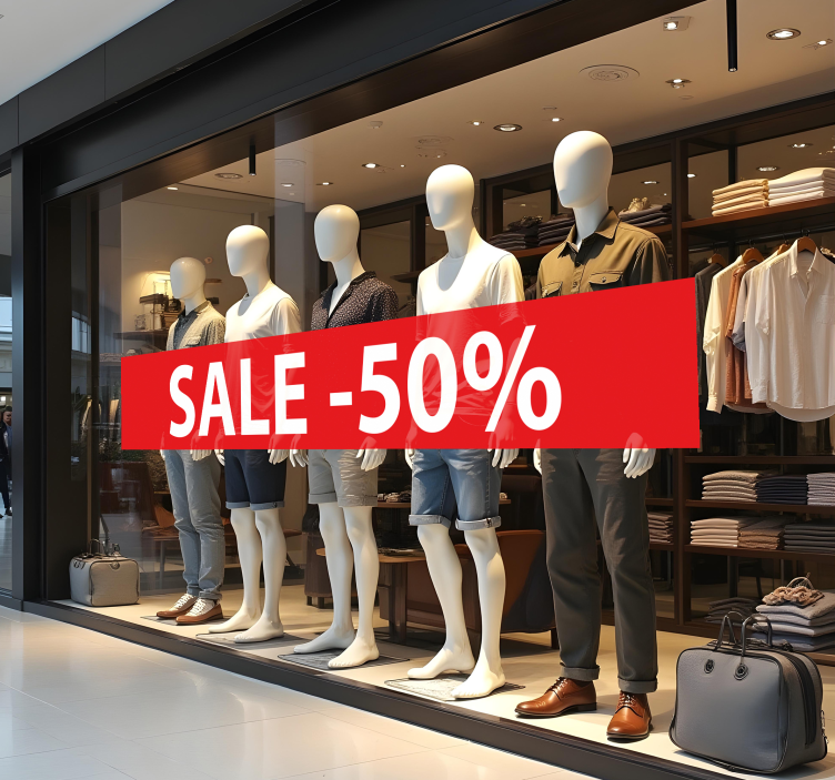 Adesivo saldi sconto personalizzato - TenStickers