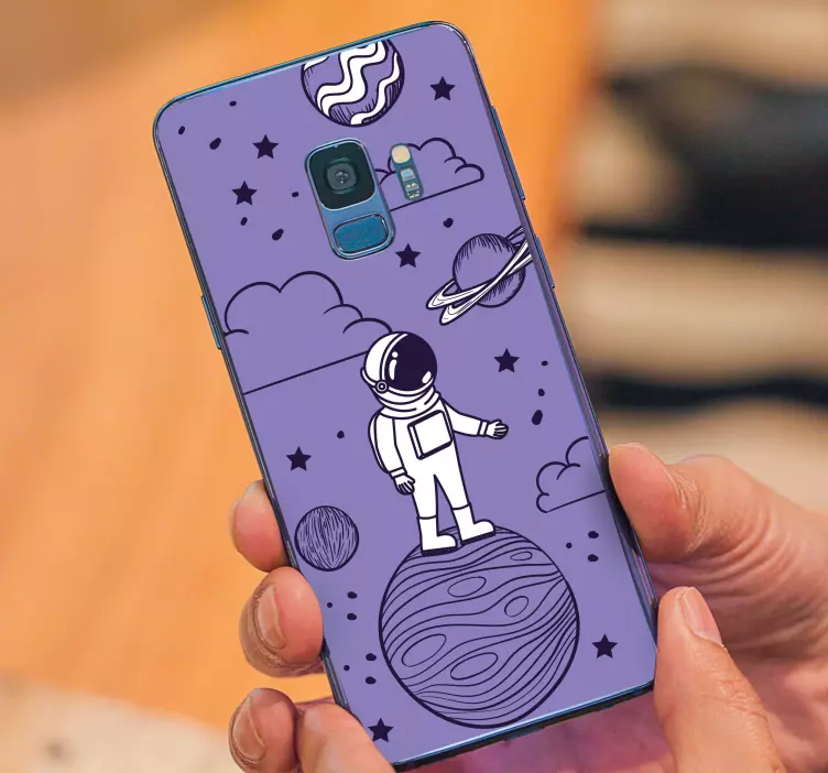 Adesivo Samsung astronauta nello spazio - TenStickers