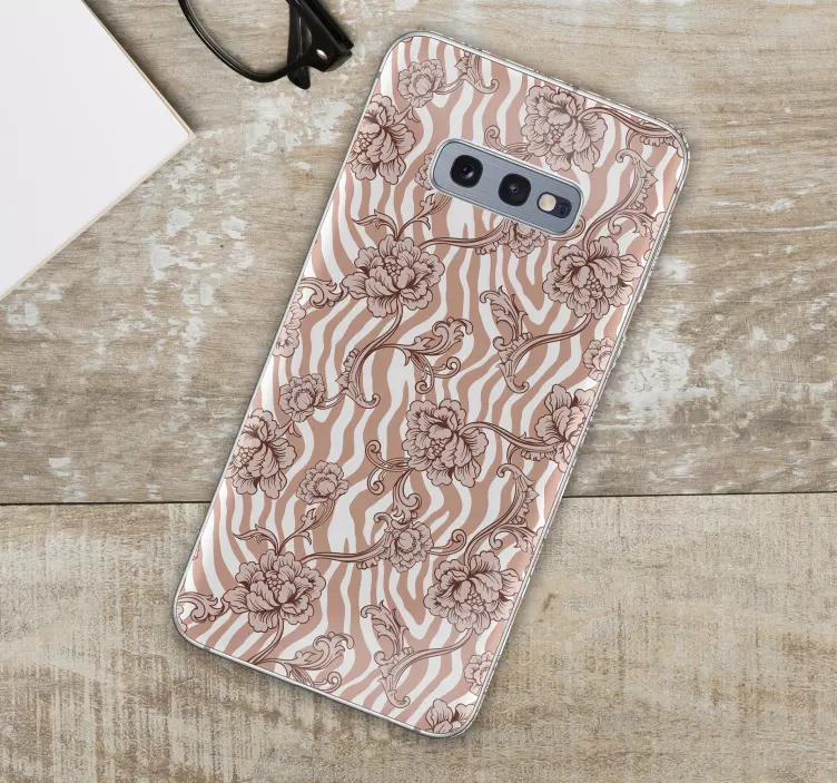 Adesivo Samsung motivo floreale - TenStickers