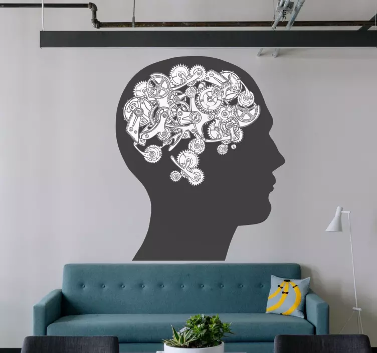 Adesivo scienza meccanismi cognitivi artistici - TenStickers