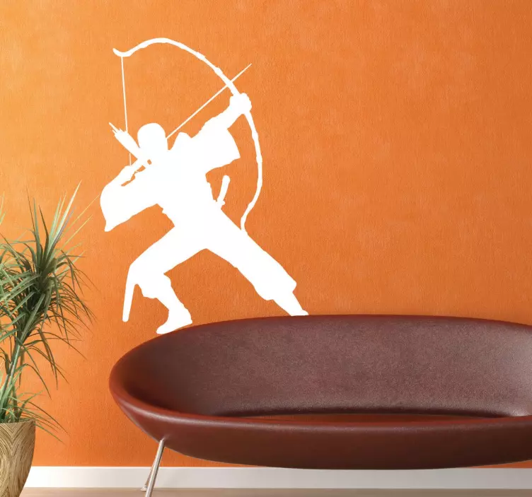 Adesivo Silhouette Arciere - TenStickers