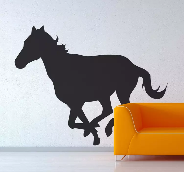 Adesivo Silhouette Cavallo - TenStickers