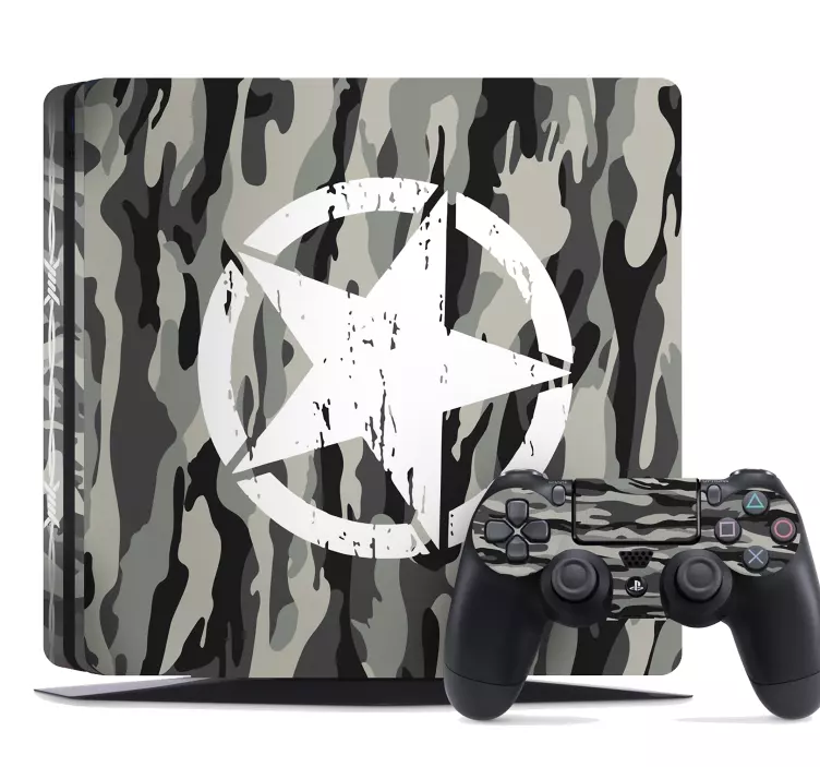 Sticker adesivo skin ps4 mimetico - TenStickers