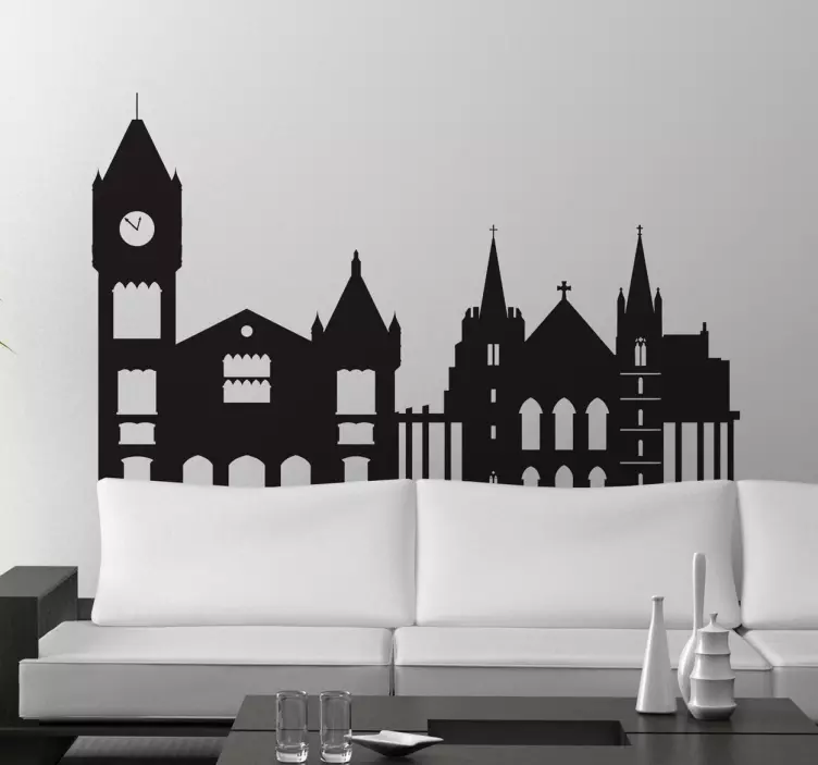 Adesivo skyline Perth - TenStickers