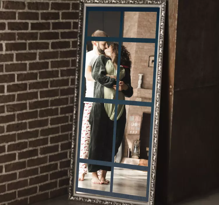 Stupendo adesivo da specchio stile industriale - TenStickers