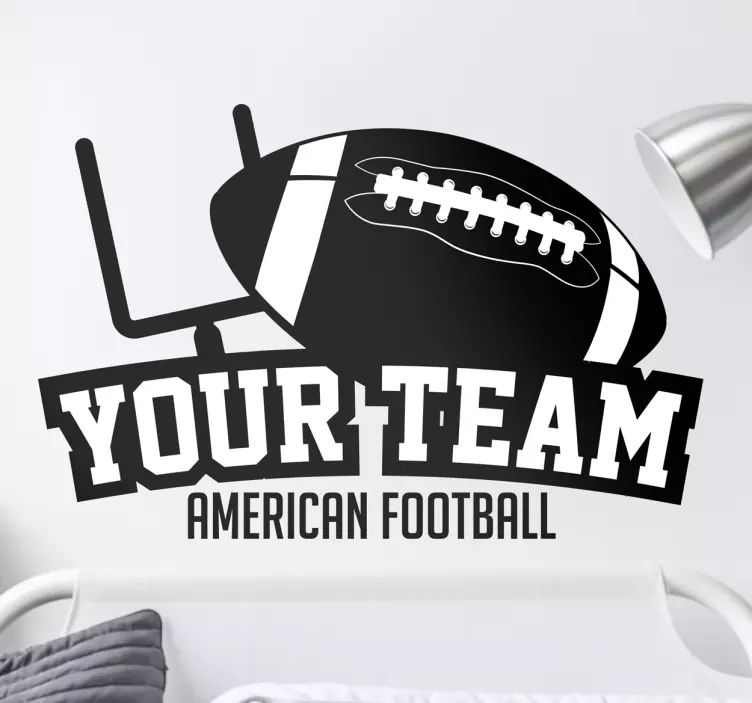 Adesivo squadra football americano - TenStickers