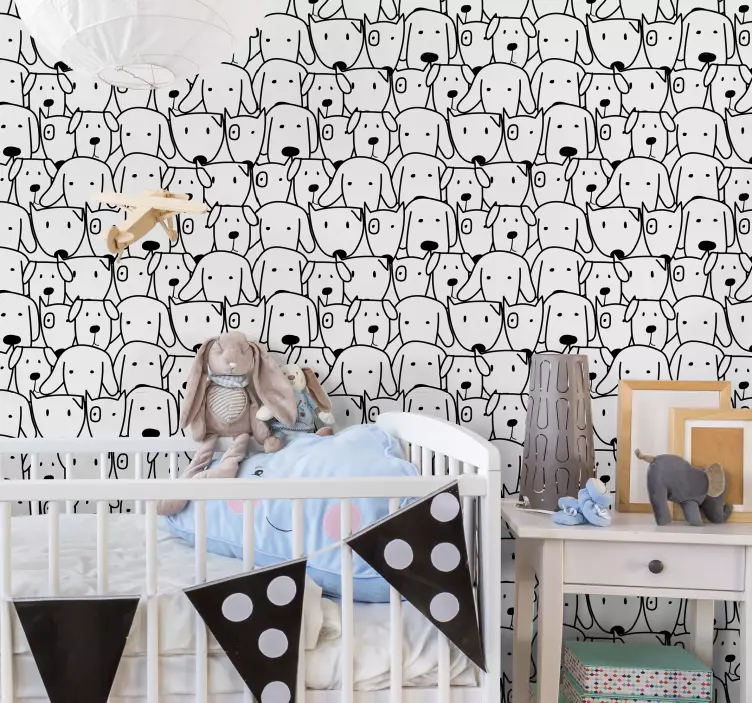 Adesivo con stampa digitale di cani divertenti - TenStickers