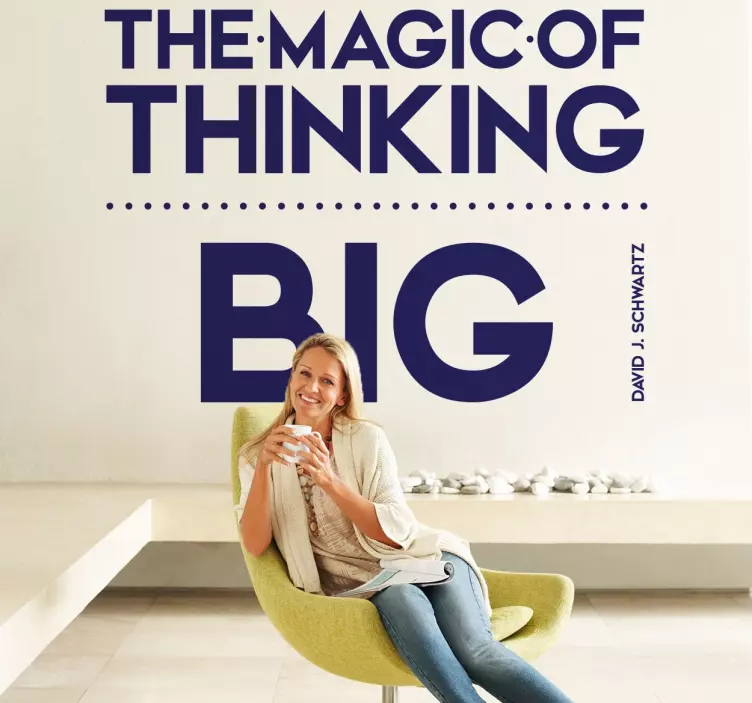 Adesivo Think Big - TenStickers