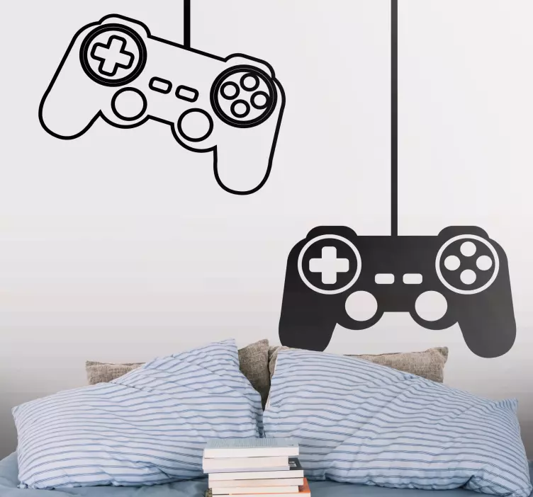 Adesivo videogioco controller di gioco classici - TenStickers