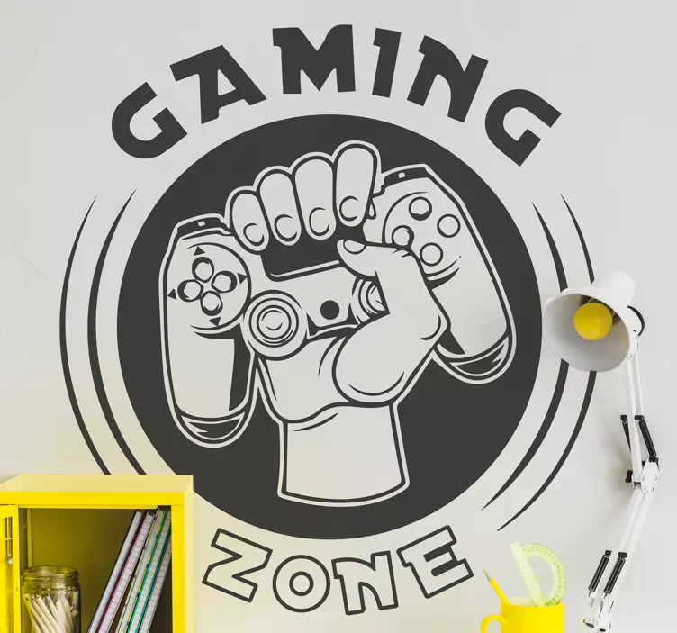 Adesivo videogioco emblema controller - TenStickers
